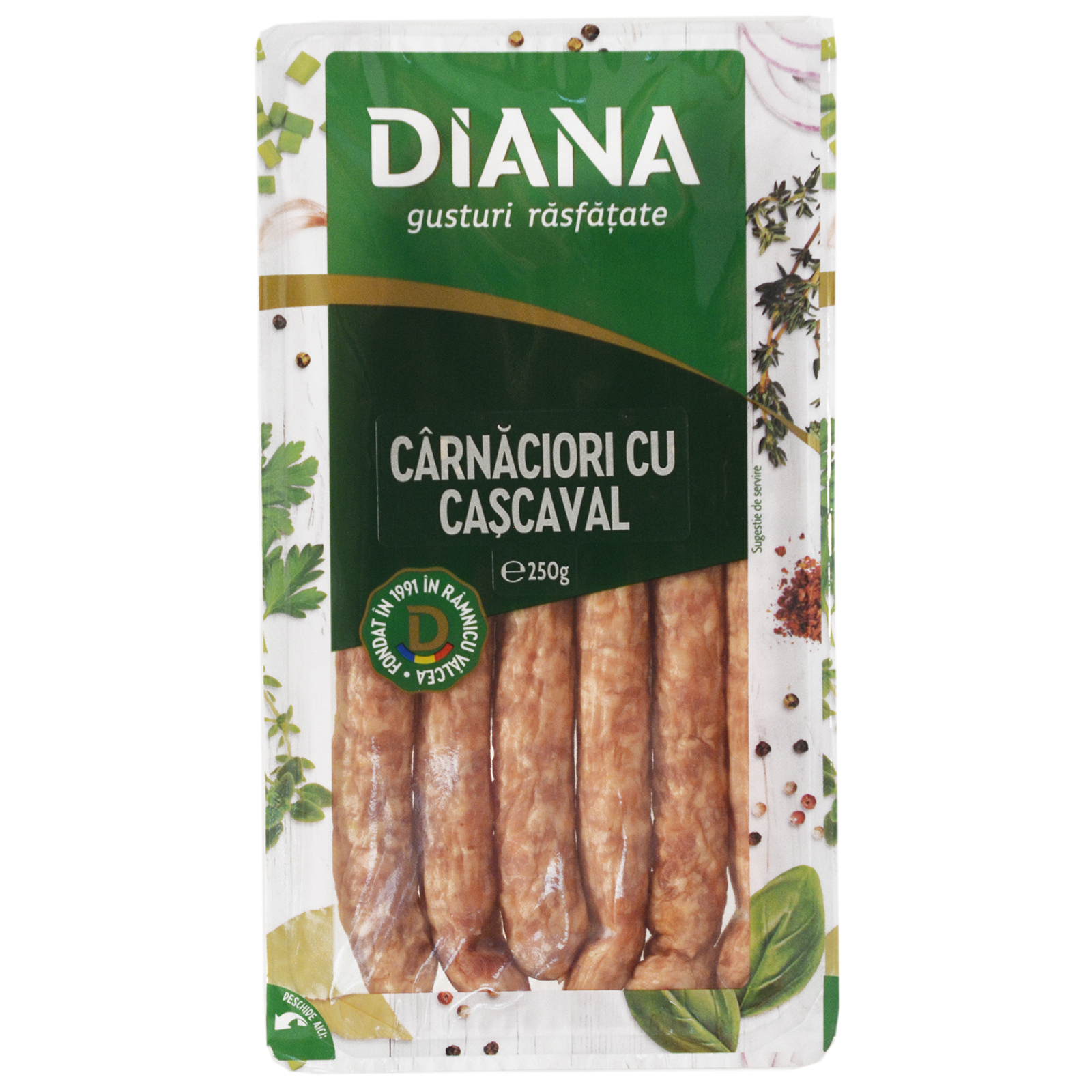 DIANA CARNACIORI CU CASCAVAL 250GR