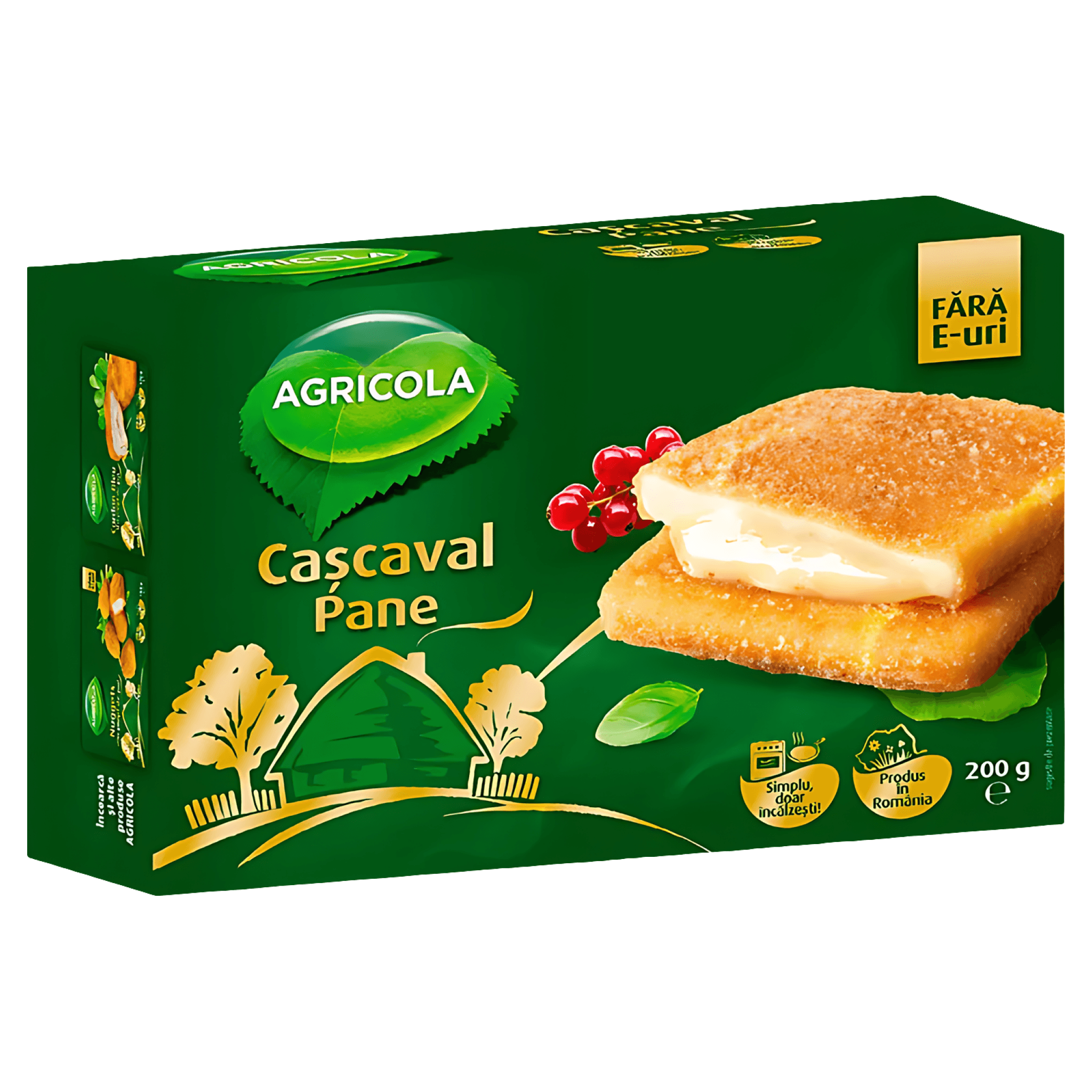 Cascaval pane Agricola 200 g